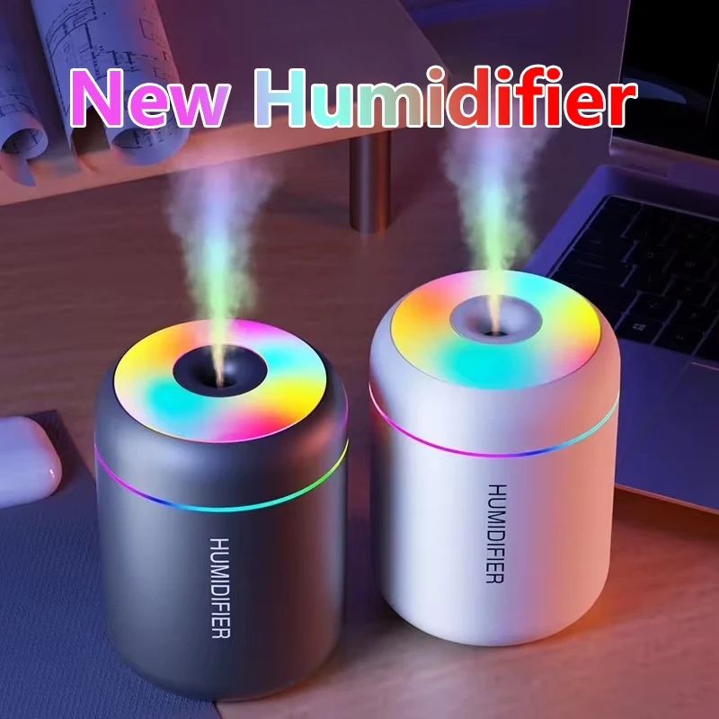 180ML Car Mini Air Humidifier USB Electric Aroma Diffuser Essential Oil Purifier Aromatherapy Mist Maker Lights For Car Home