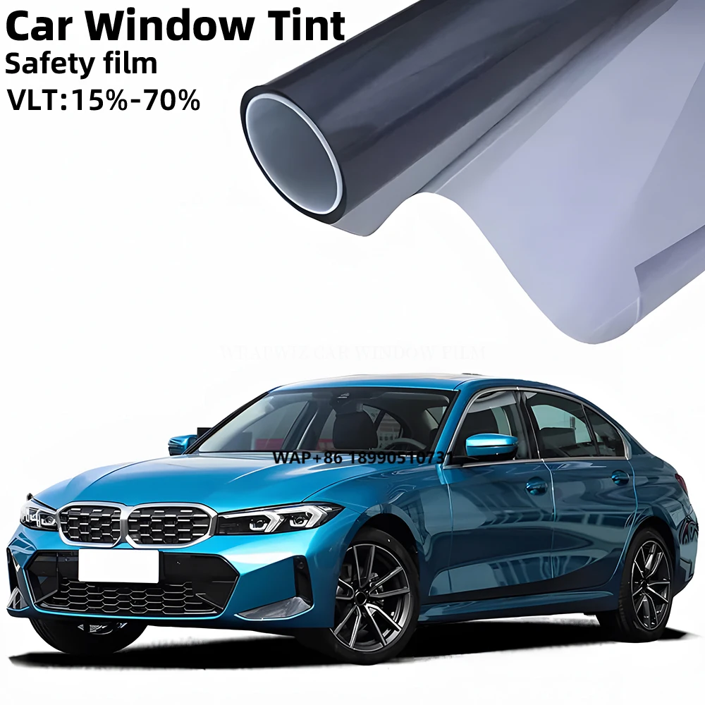 

Safety Explosion Proof PET Car Window Film with 99% UV Protection Infrared Proof Privacy Protection for Safer Driving Experience
