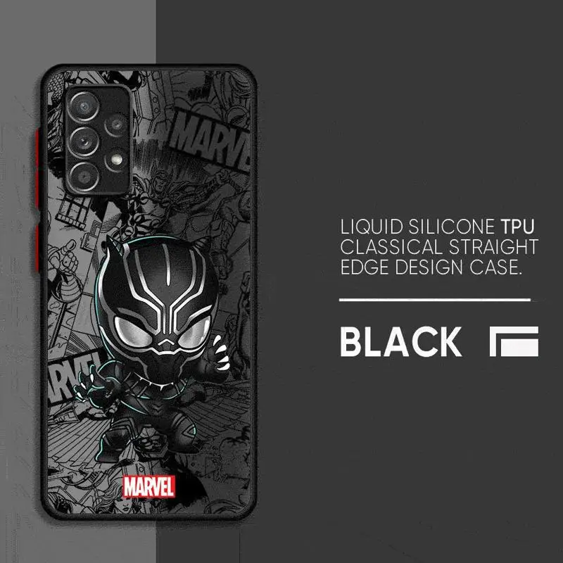 Cartoon Marvel Groot Spiderman Phone Case for Samsung Galaxy A55 A35 A13 A14 A22 A24 A32 A33 A34 A52 A53 A54 A72 A73 5G Cover