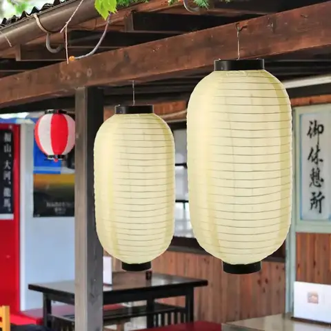 Japanese Winter Melon Lantern Outdoor Night Scene Layout Advertising Drawing Deco Colorful Folding Manufacturer Ancient Style