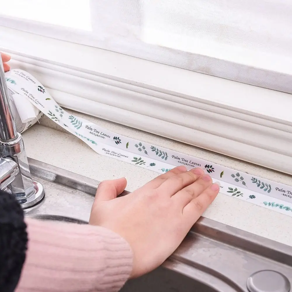 

Fashion PVC Sink Waterproof Tape Sealing Seal Gap Anti-mildew Tape Self Adhesive Durable Sink Corner Tape Kitchen Bathroom