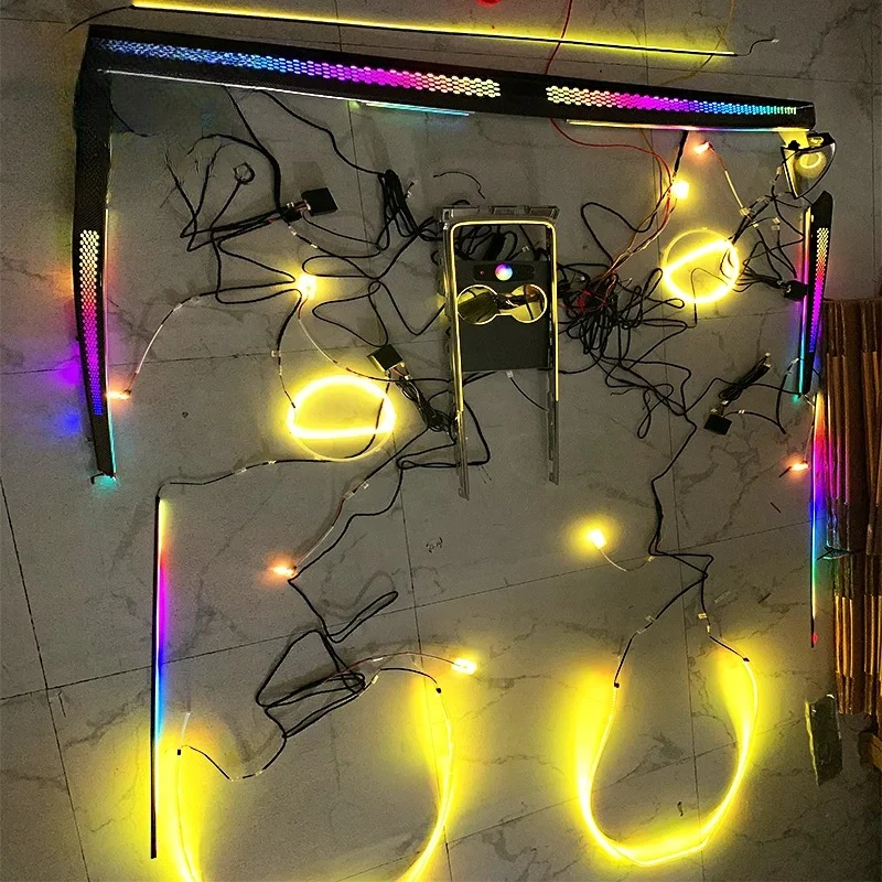 Car  Symphony Led Car Interior Ambient Light  Model 3/Y 2021-2025 Atmosphere Decoration Light Strip