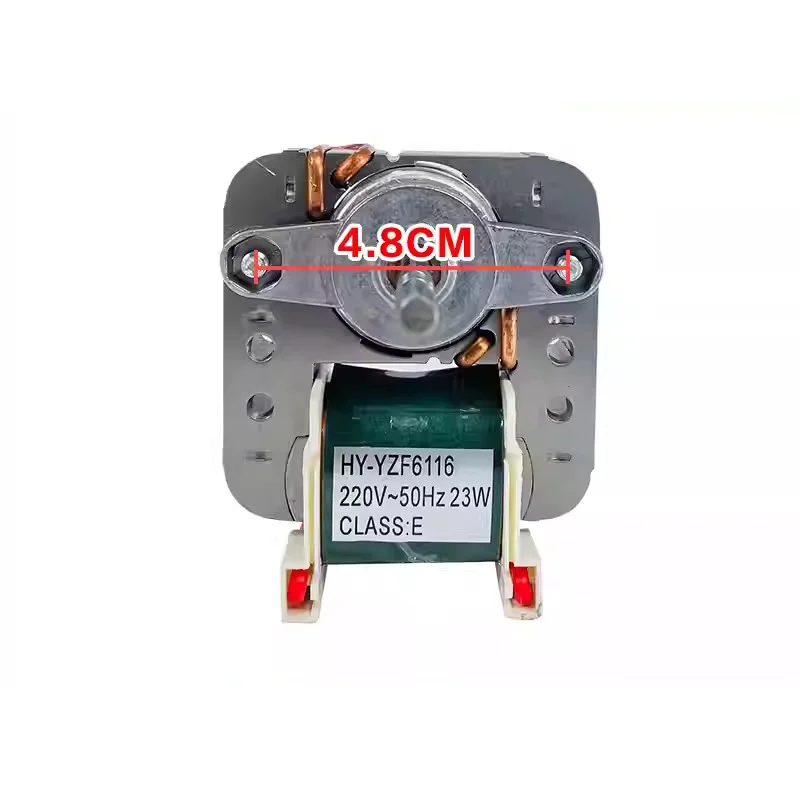 Ventilador de geladeira, motor de ventilador refrigerado a ar, 1 peça, 220v, 50hz, 23w, HY-YZF6116, motor de freezer para peças de geladeira
