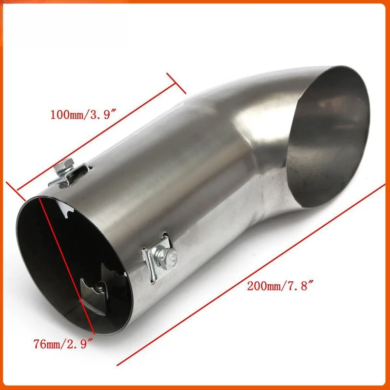 Edelstahl-Auspuffrohr für Automobilteile 30 mm-55 mm