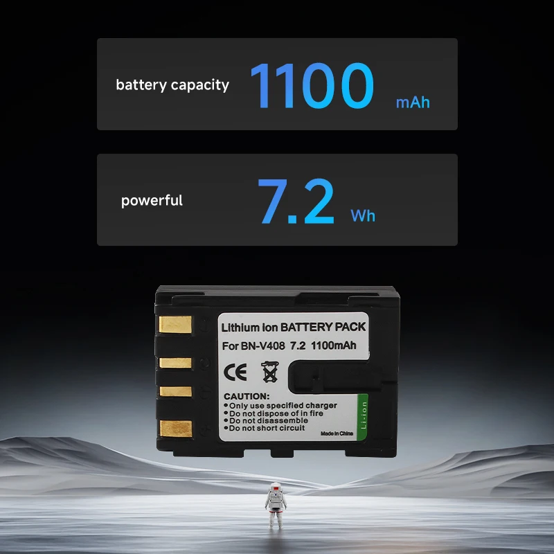 BN-V408 BNV408 Аккумулятор для камеры JVC DVL800 DVL308 DV2000U DVL500 DVL357