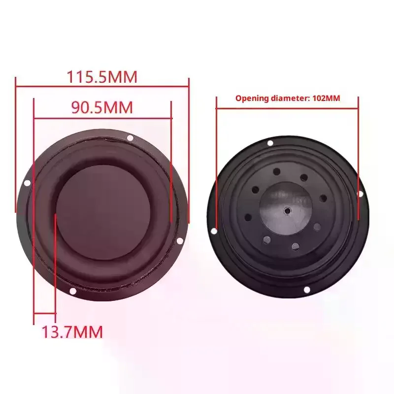 Low frequency speaker diaphragm, vibration board, bass diaphragm board, DIY bass unit, radiator, passive bass speaker view 6