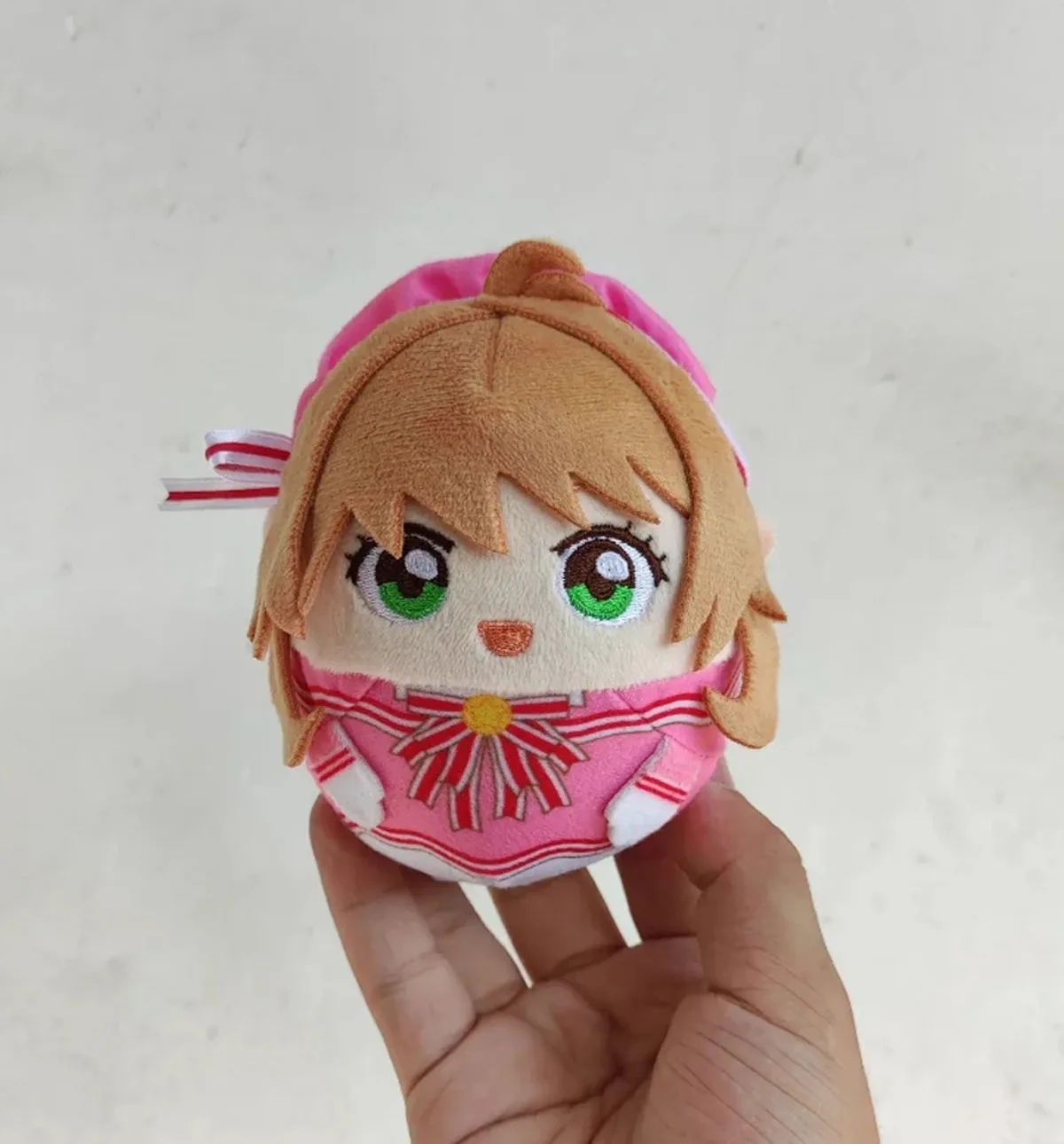 Cute Cardcaptor Kinomoto Sakura Mochi Mascot Plush Plushies Stuffed Keychain Keyholder Keyring Bag Pendant Doll Toy Kids Gifts