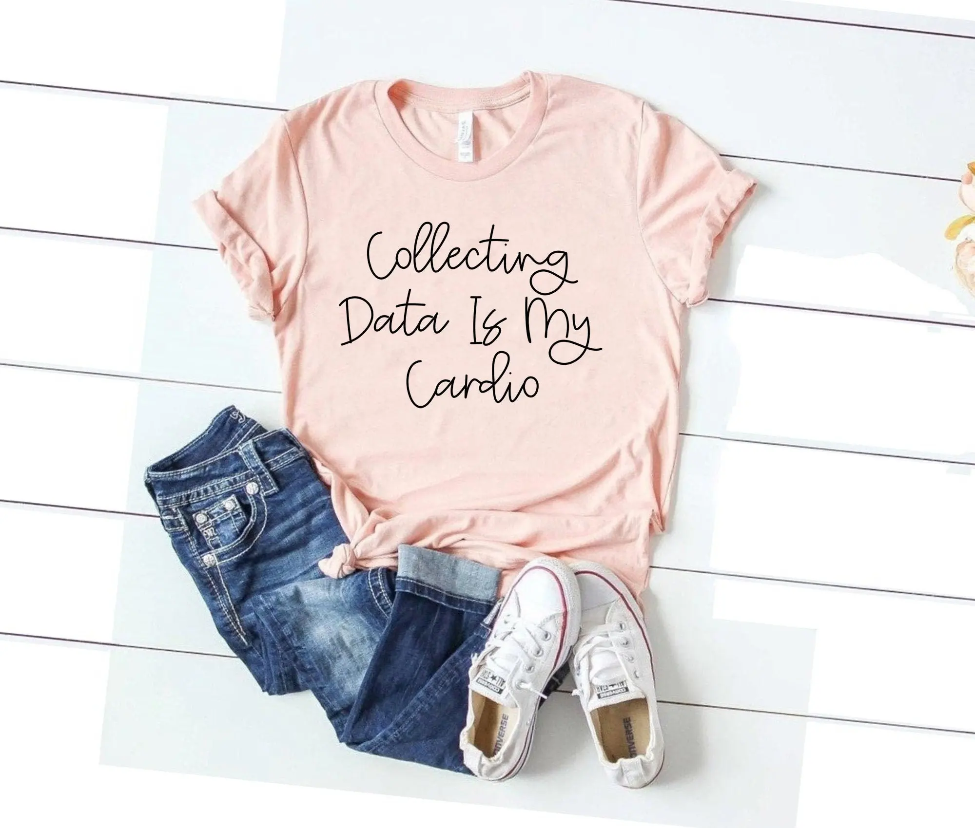 Behavior analysT T Shirt collecting data is my cardio science gift special education teacher bcba