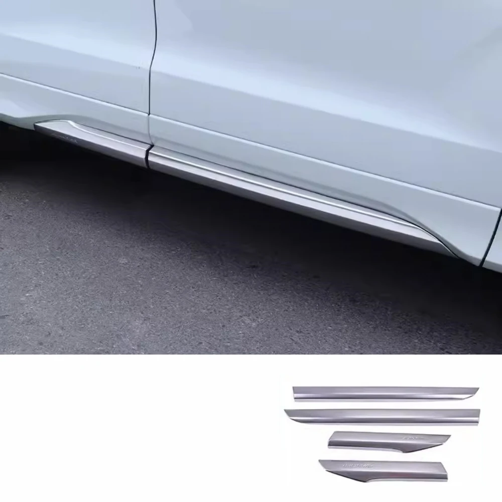 Body Kit Side Skirt Side Bumper Trim Strip Assembly For Honda avancier 2016-2023 Stainless Steel Auto Accessories