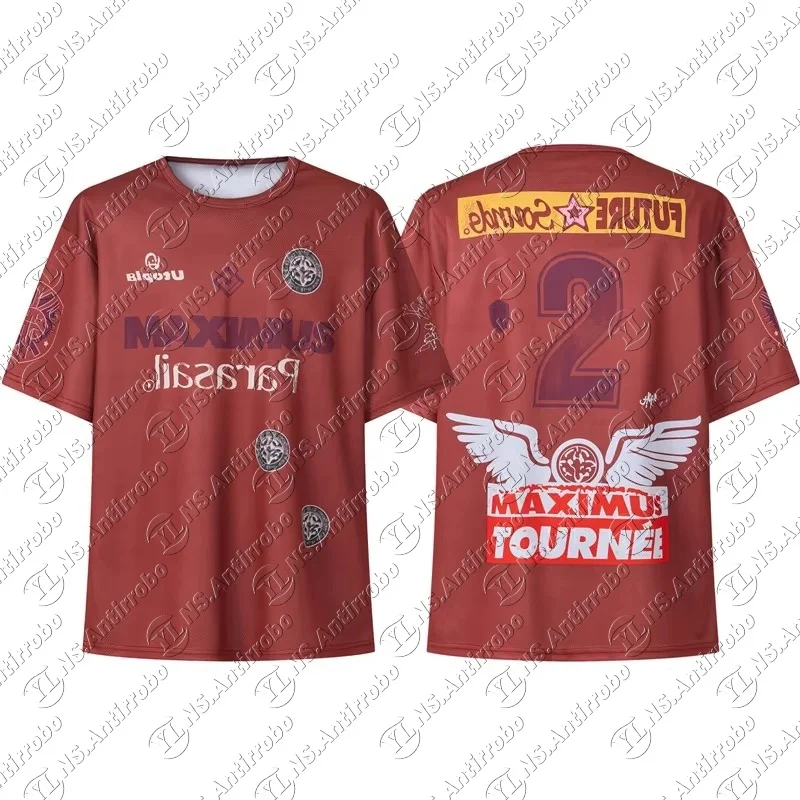 2025-26 نجمة كرة القدم الجديدة ترافيس سكوت نفس قميص الهيب هوب الأمريكي المطبوع ثلاثي الأبعاد للرجال والنساء، تي شيرت سريع الجفاف.