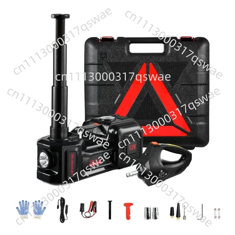 Electric Car Jack Electric Scissor Jack  Tire Changer with Electric Impact Wrench Light