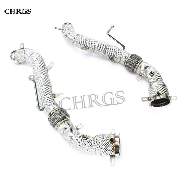 

Stainless Steel Catless Exhaust pipe Heat Shield Downpipe For Mclaren 650S/600LT/P1MP4-12C 2013-2019 Exhaust Downpipe