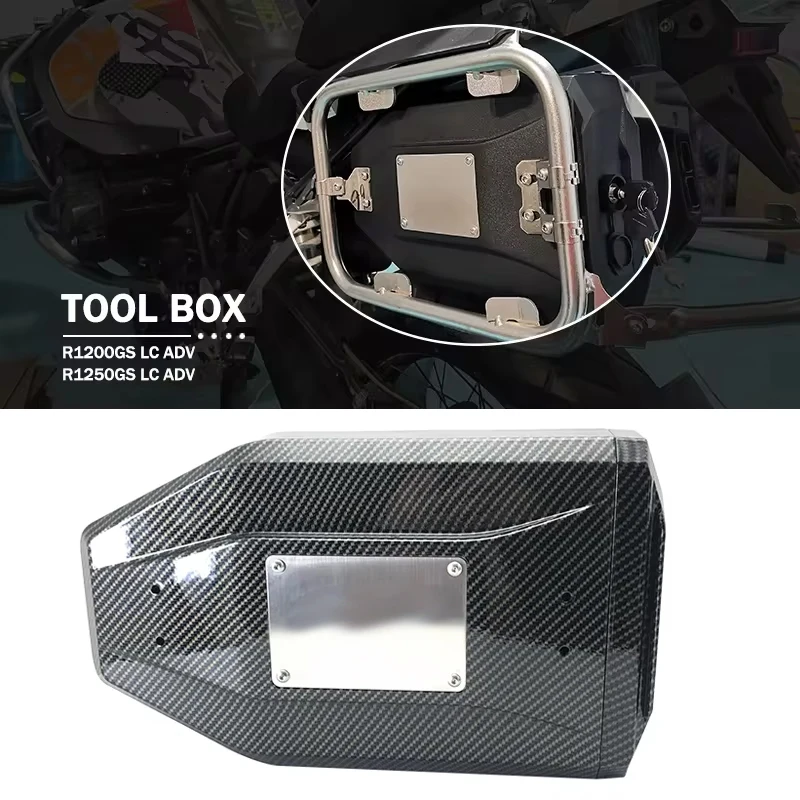 Tool Box For BMW R1200GS R1250GS LC ADV R 1200GS R1250 GS Adventure 2004-2023 Toolbox 4.2 Liters Left Side Bracket Accessories