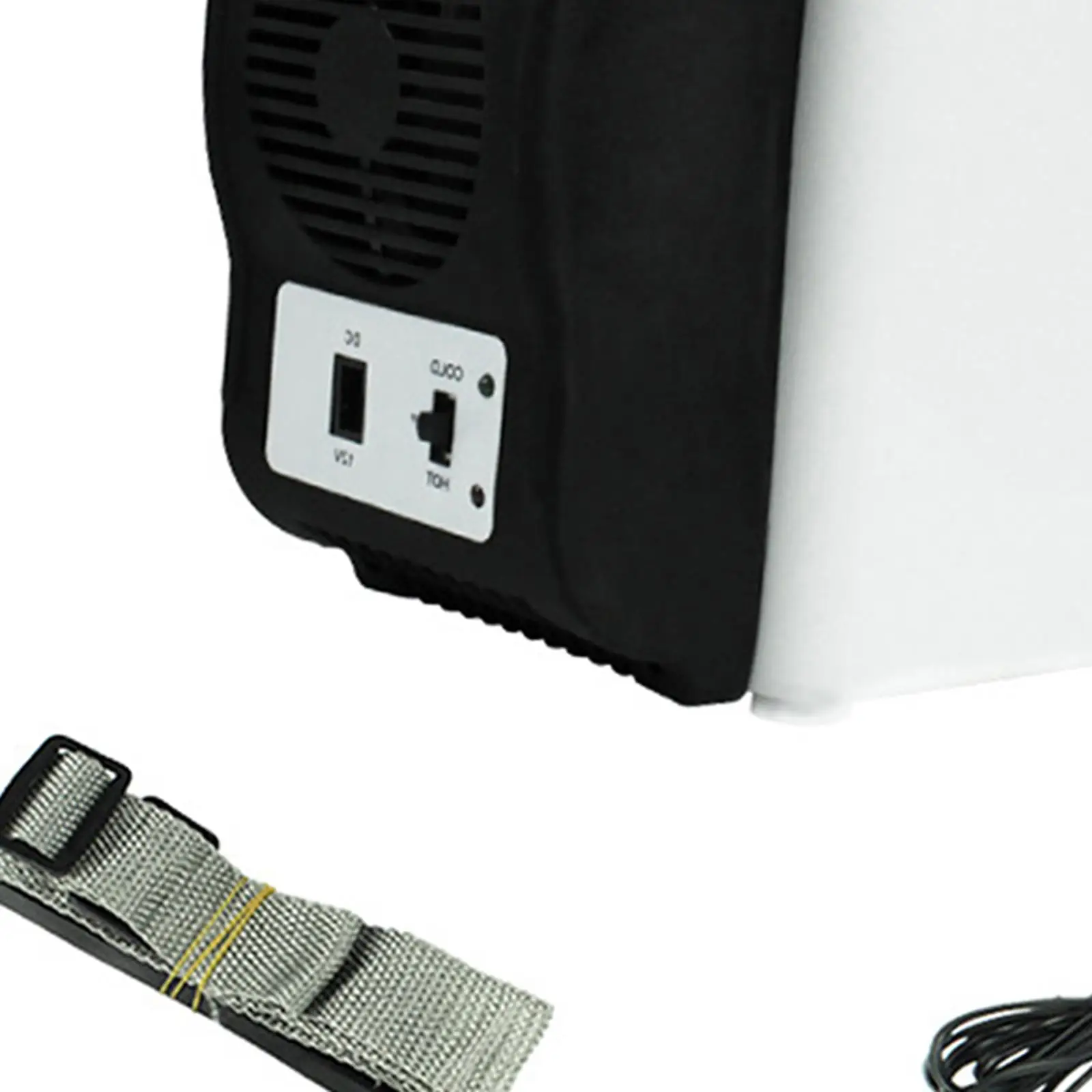 6L 12V auto frigo Cooler Warmer 30.5x25x16cm Versatile per viaggi su strada per bevande frutta con tracolla frigorifero per la cura della pelle