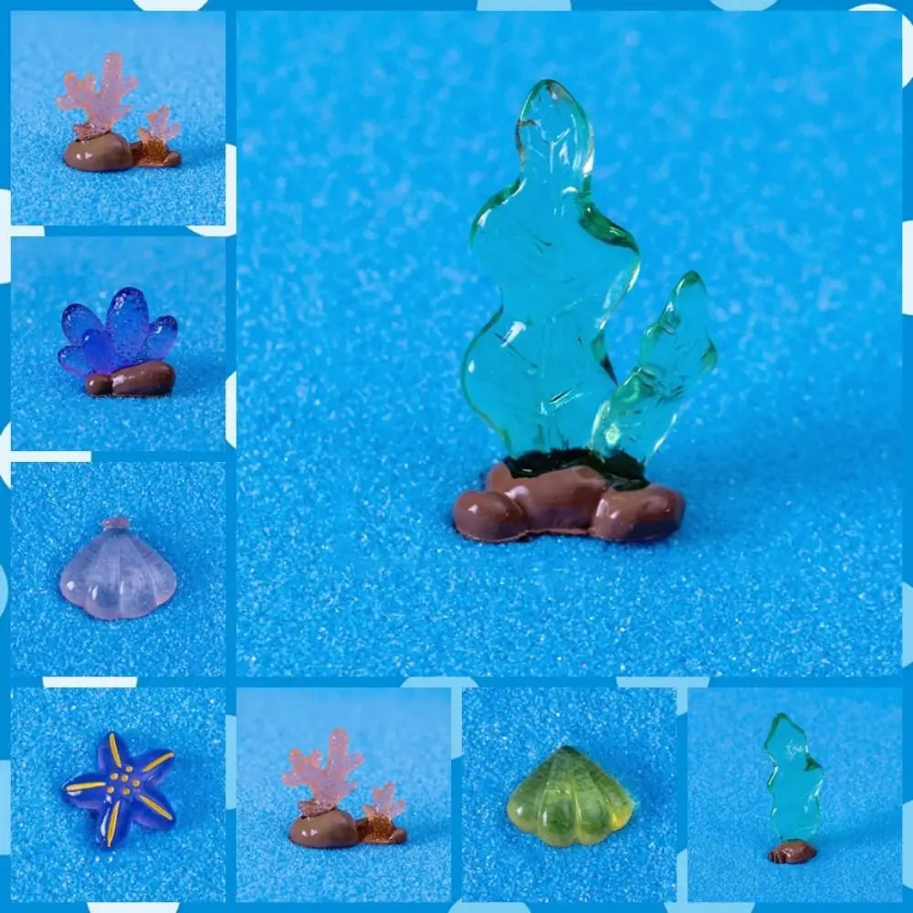 Decorative Whale Dolphin Micro Landscape Simulated Resin Whale Figurine Miniature Mini Whale Sea Fish Model Fish Tank Decor