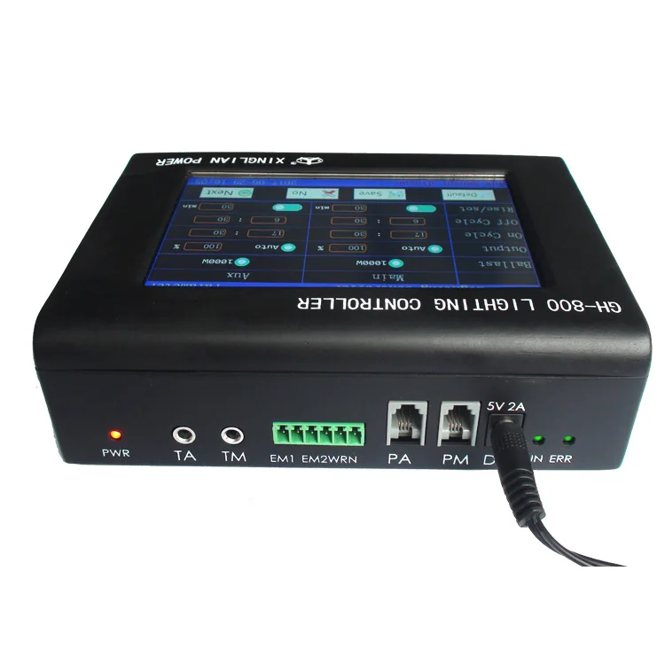 touch screen grow light digital controller for green house