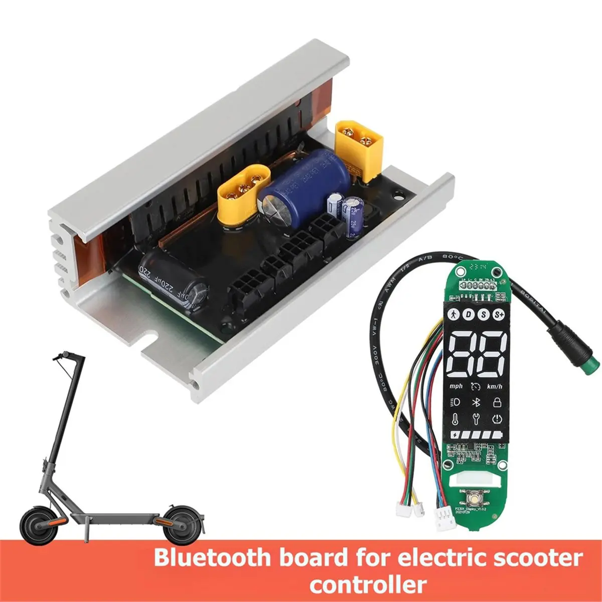 a01r]-controller-dashboard-display-kit-for-4-ultra-electric-scooter-motherboard-dash-main-board