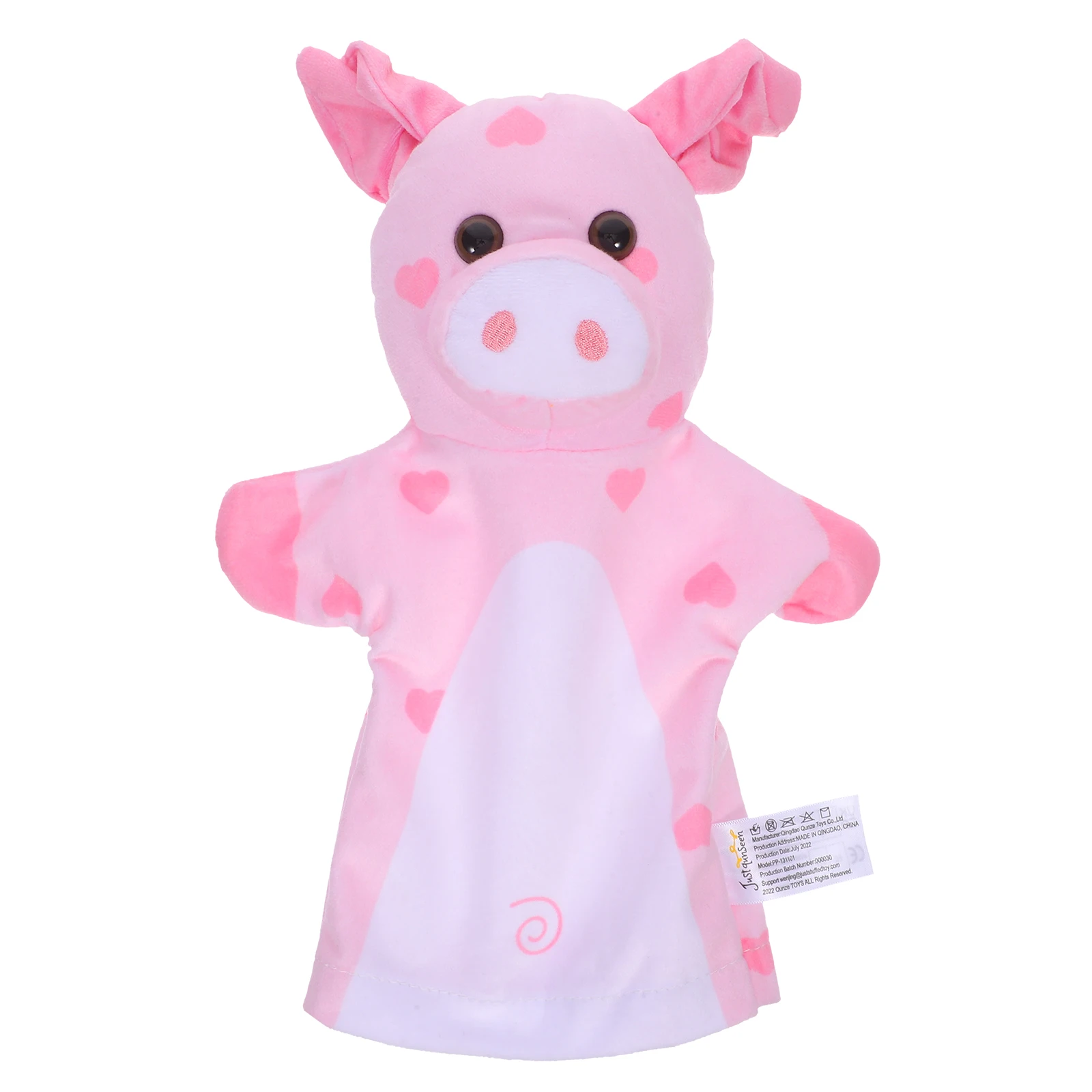 

Farm Animal Hand Puppet Realistic Pig Style Enhances Creativity Language Skills Portable Lightweight for Teachers Homeschool