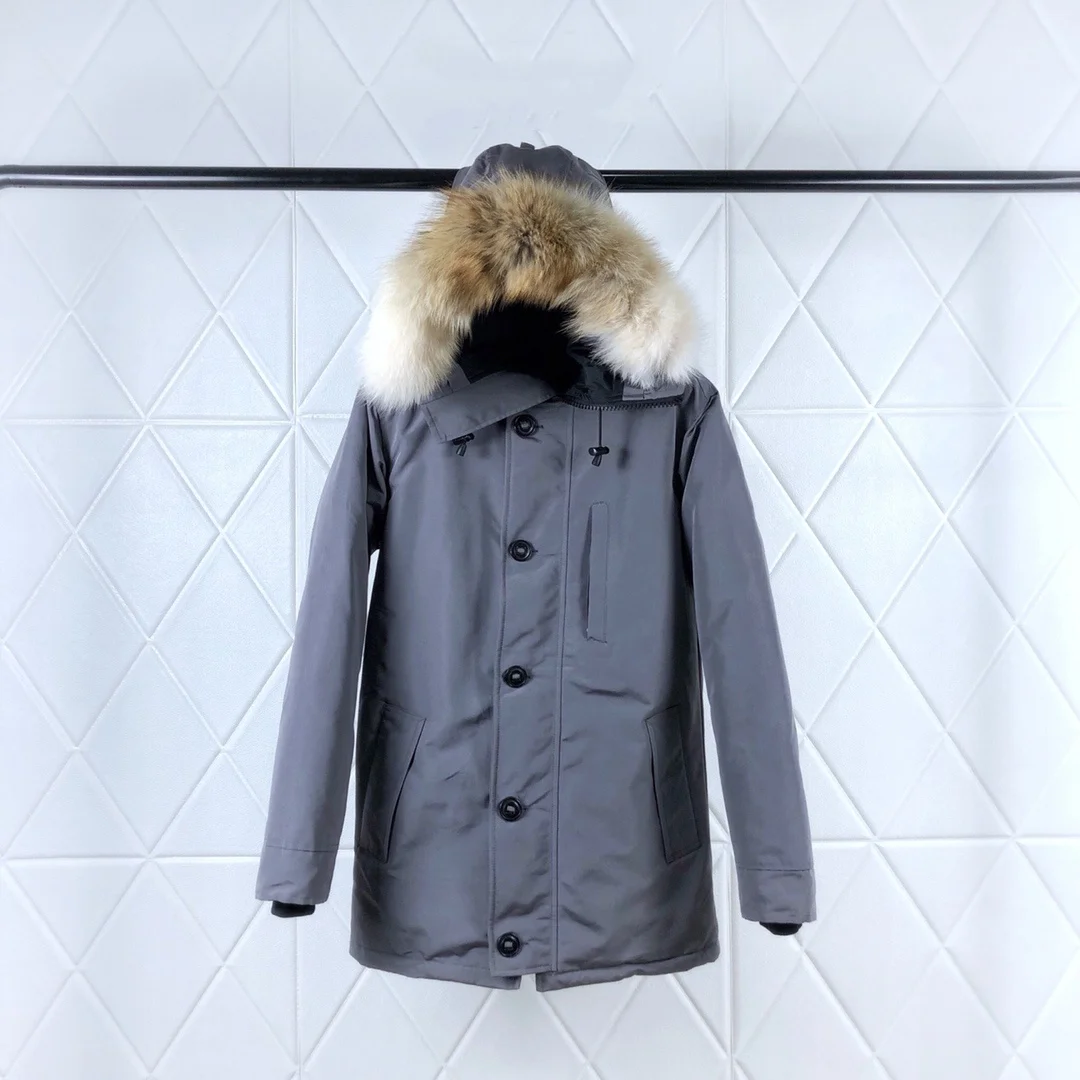 Winter Donsjack Heren Klassiek Warm Outdoor Wandeljack Met Capuchon Beroemde Ontwerpers Luxe Merk Casual Mode Eenvoudige Dagelijkse Jas