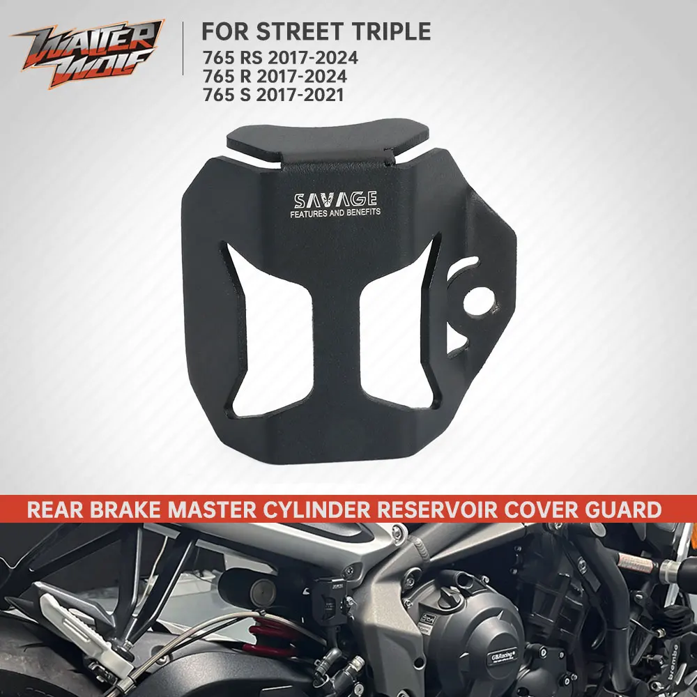2017-2025 Oil Brake Fluid Reservoir Cap Cover Guard For Street Triple 765RS 765R 765S Tiger Sport 660 800 Trident Daytona 660