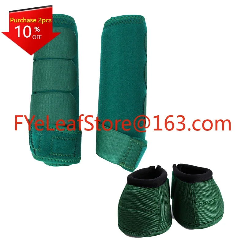 High Quality Horse Care Products Adjustable Leg Protector Neoprene Sports Boots Horse Tendon Boots Matchy Bell Boots