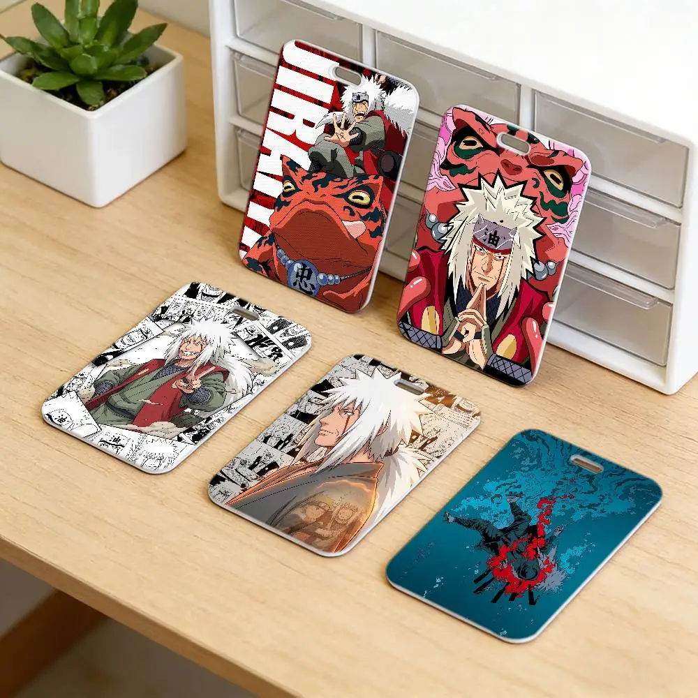 J-Jiraiya N-Naruto Mehrzweck-Arbeitsband mit Ausweishalter, robustes Umhängeband für Mitarbeiterausweis und Arbeitsverlaufsbeleg.