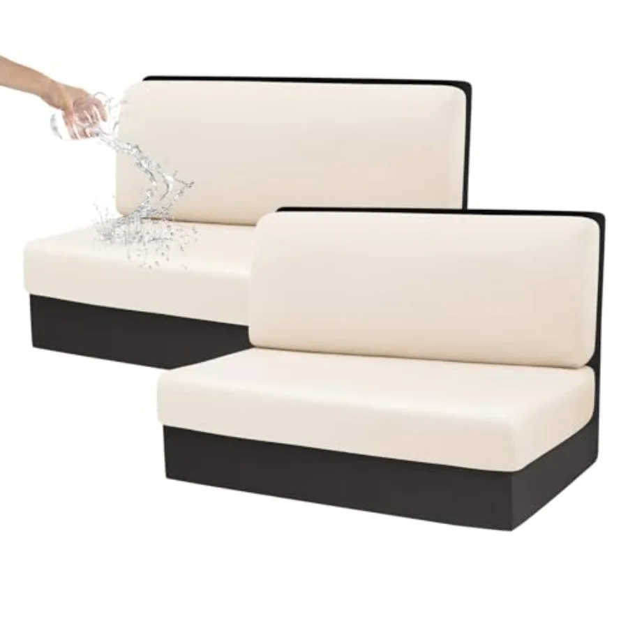 

s of Waterproof RV Dinette Cushion Slipcover Stretch Camper Cushion Covers Seat Sofa Chair Cover Furniture Protector for RV Car