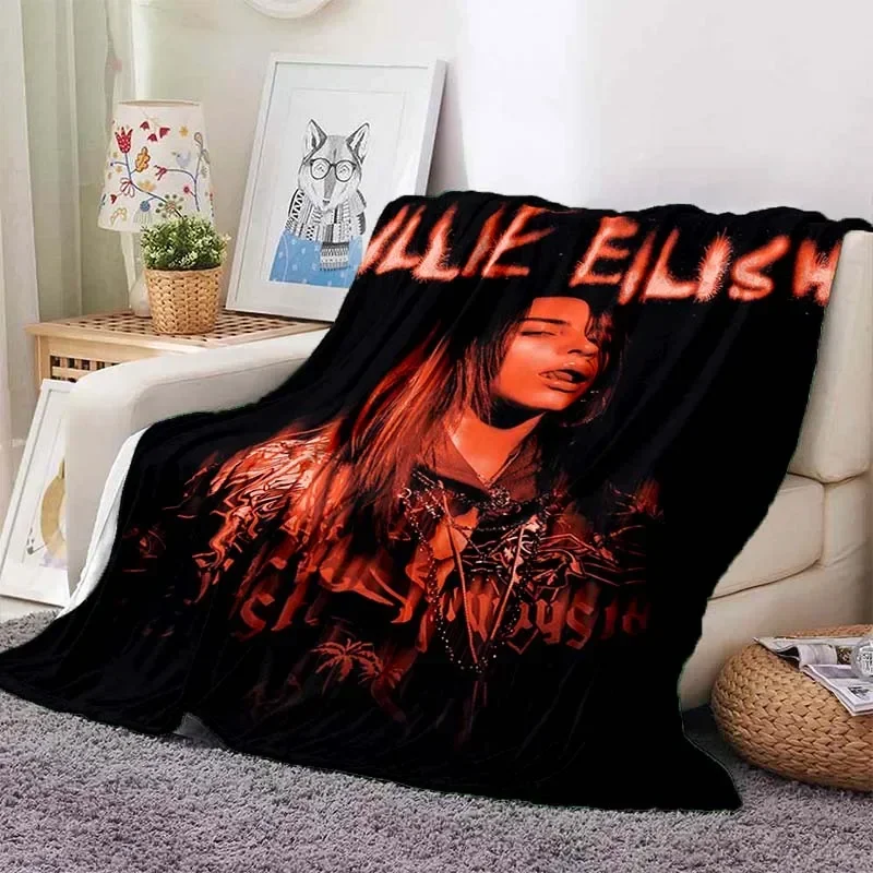 3D Printed Baby Blanket Billies Poster Music Album Flannel Babes Carpet Super Soft Warm Thin Baby Blanket Sofa Couch Bedspread