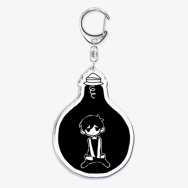 New Game Omori Key Chain Key Ring Keychain for Accessories Bag Sunny Pendant Keyring Chains Keychains Jewelry Student Gifts