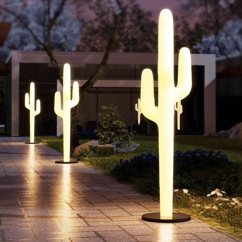 

Villa Terrace Garden Lawn Light Designer Solar Waterproof Cactus