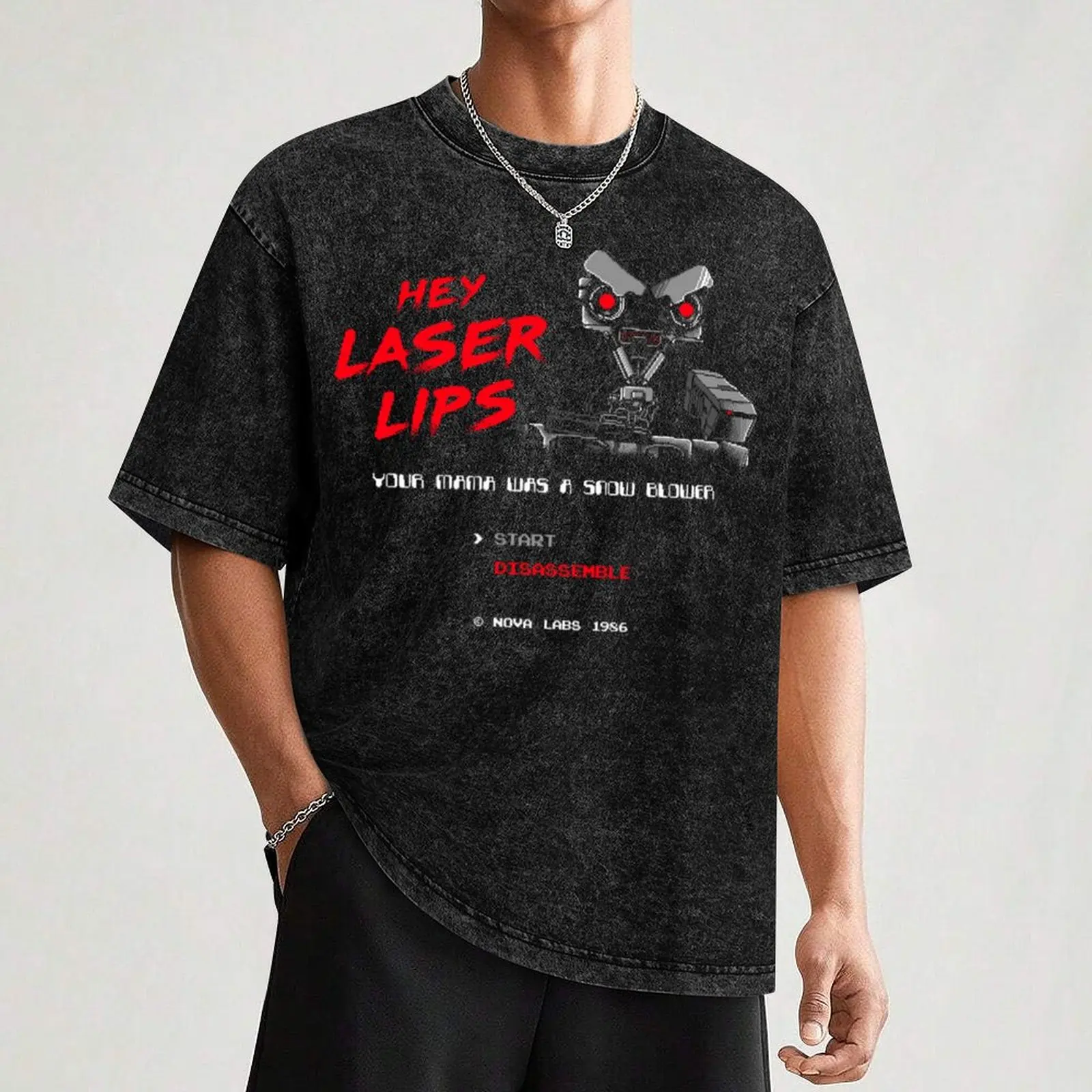Laser Lips T-Shirt Loose Fit T-Shirt