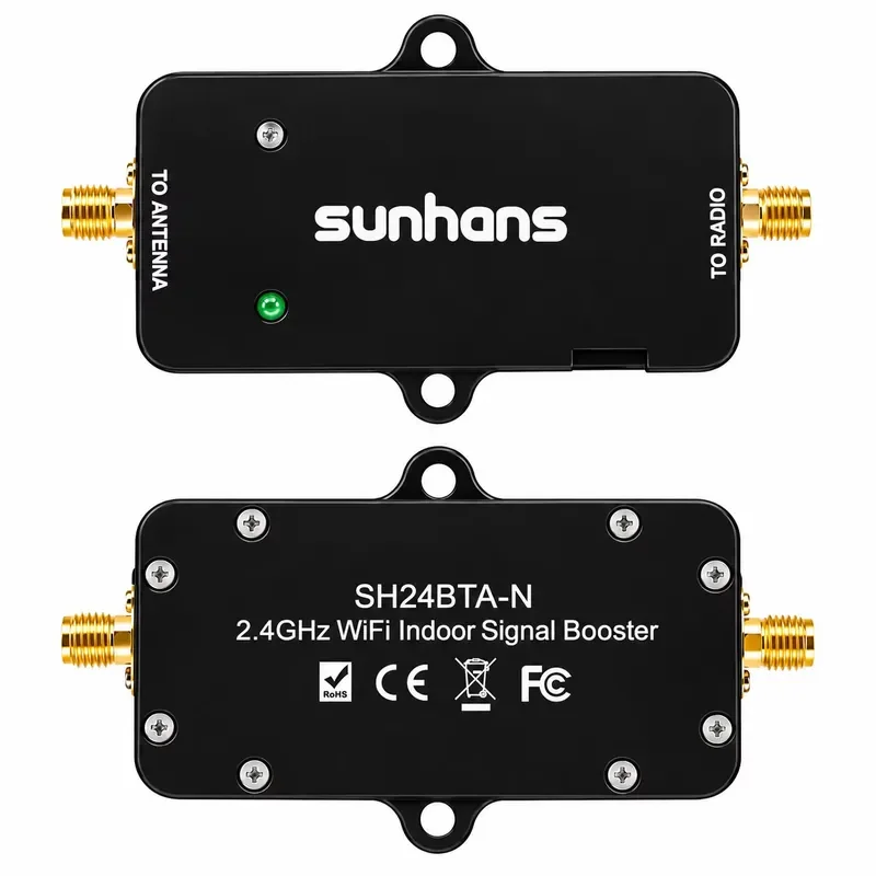 BOLRZO Sunhans SH24BTANP 2.4GHz 3000mW 35dBm WiFi Signal Booster Indoor Type
