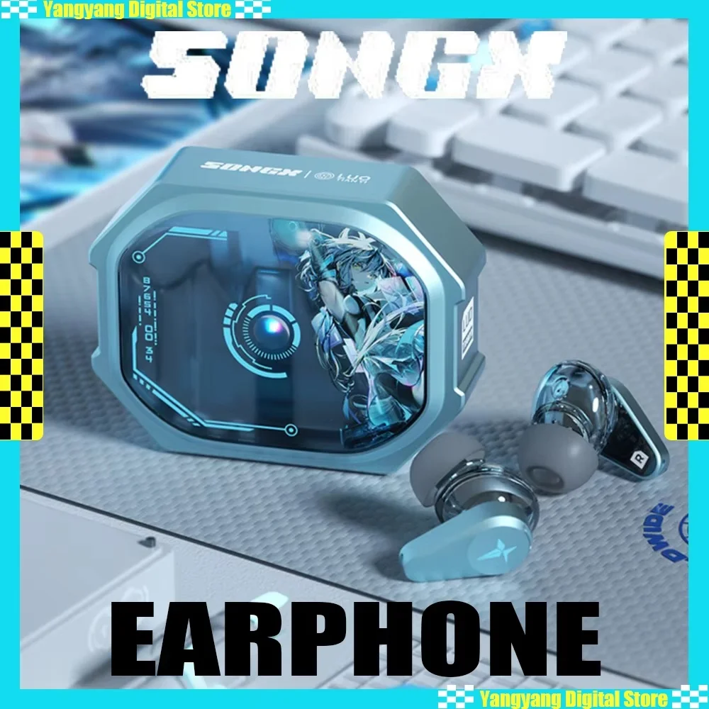 SONGX Vsinger Earphone Bluetooth Joint Model HIFI Sound Noise Cancellation Wireless Earphones Aluminum Alloy Shell In-Ear Gifts