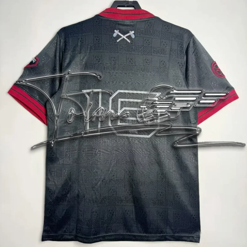 

TESM Men Retro Jersey T-Shirt Women Sports Top Children Casual Short-Sleeved T-Shirt High-Definition Printing Breathable Shirt