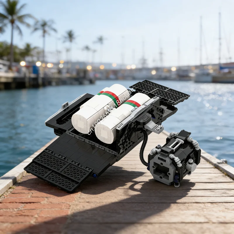 1137 Piezas MOC Venus Base Espacial Módulo de Tanque de Motor Modelo de Juguete Bloques de Construcción Arquitectura Creativa Regalos de Navidad Idea Educativa