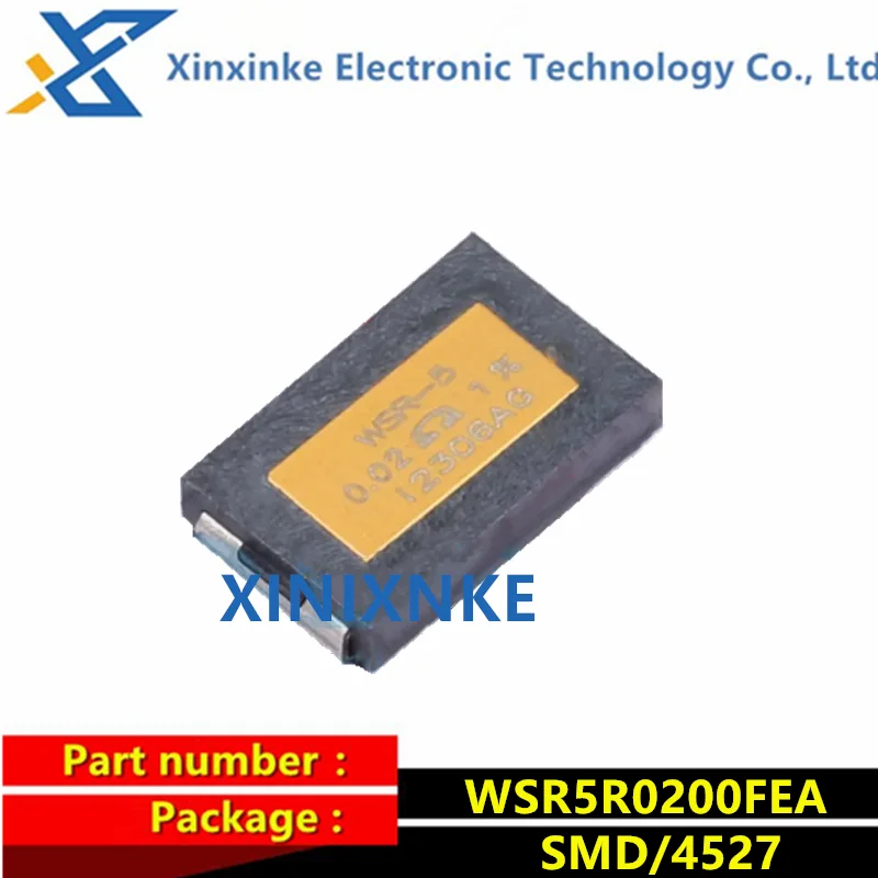 

WSR5R0200FEA WSR-5 0.02R 1% 5W 4527 20mOhms Current sensing resistor - SMD 0.02ohms Precision alloy power resistor