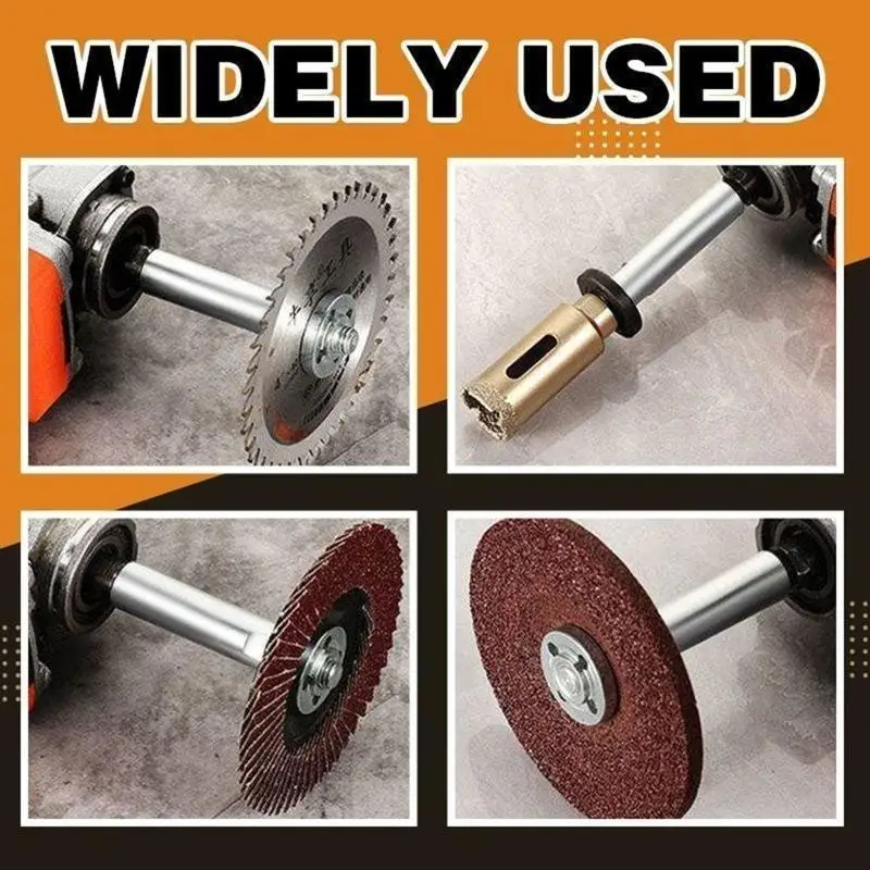 652F Stainless Steel Thread Adapter Extension Rod Grinder Accessories