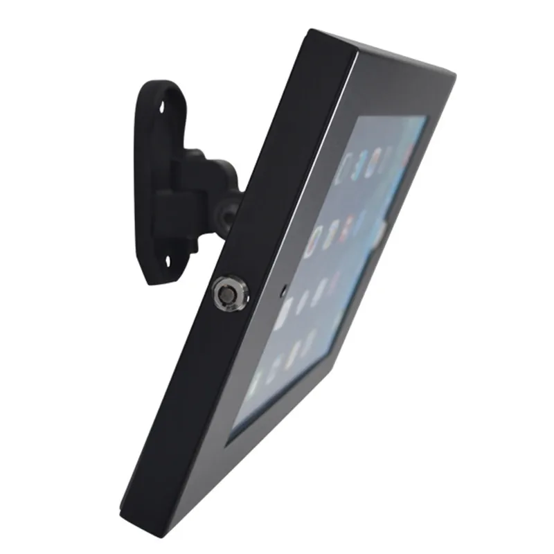 Universal anti-theft tilt and swivel tablet pc stand tablet wall mounting bracket for 7-14 inch Peacemounts LA100-SE