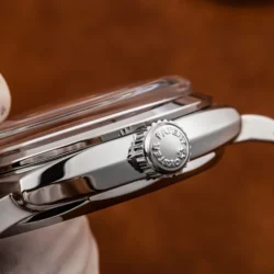 PAM 6154 6152 Watch Case Vintage Case Stainless Steel Bubble Mirror Water Resistant Case for ETA6497/6498 movement P1 P2 Case
