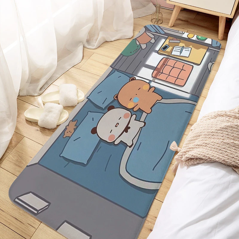 

Bubu and Dudu Non-slip Foot Mat Entrance Door Doormat Balcony Bathroom Foot Mat Living Room Floor Carpet Kitchen Bedroom Rug