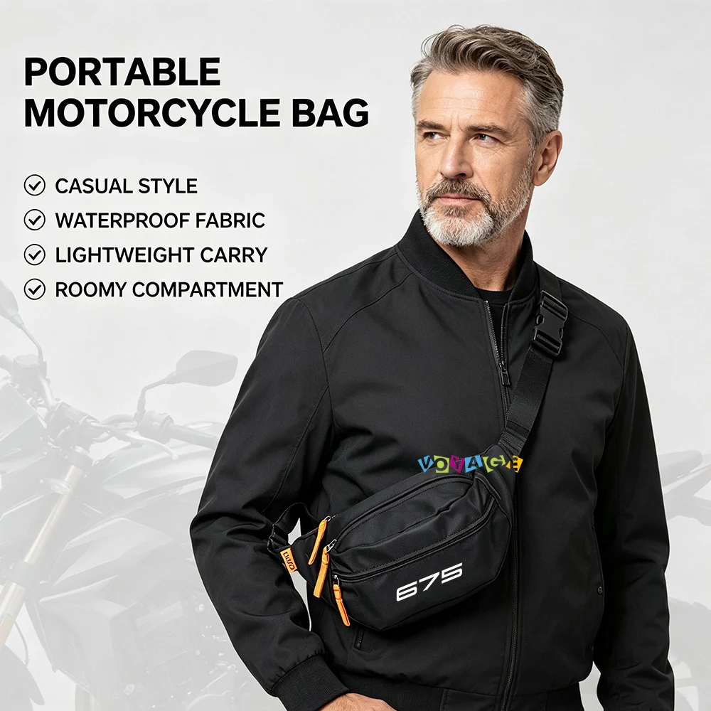 For CFMOTO 675NK 675SR 675SRR 675 Waist Bag Casual Cycling Bag Locomotive Commuting Waterproof Storage Motorcycle Accessories
