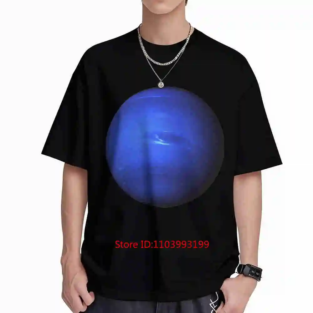 Neptune Astronomy Space Short Sleeve Tee 100% Cotton T-Shirt