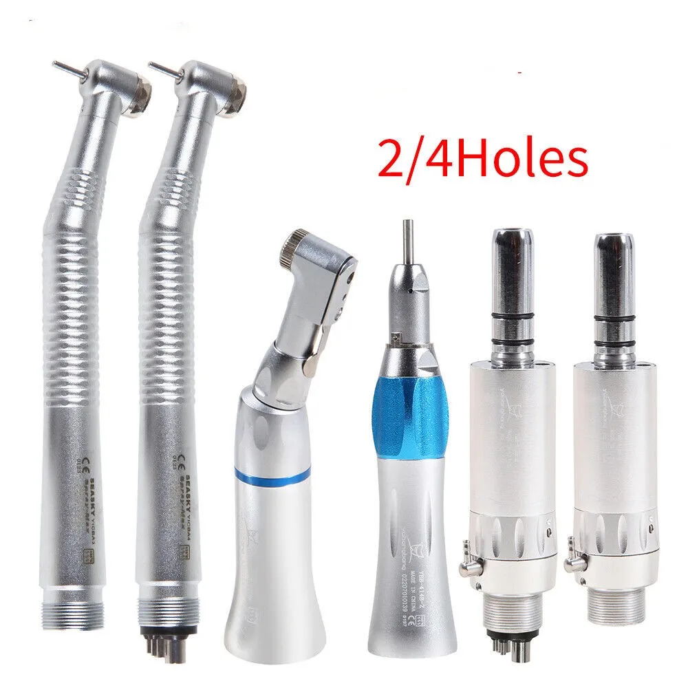 

NSK Pana Max Style Dental High Fast/ Low Slow Speed Straight Contra Angle Handpiece 2/4 Holes E-type Air Motor