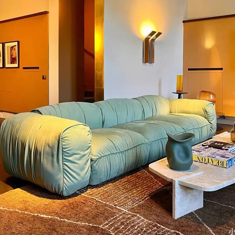 Nordic modern latex multi-person small apartment sofa villa area Internet celebrity hotel sofa