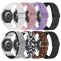 Shiny strap For Samsung Galaxy Watch 6/7/5/pro/4/classic/Active 2 20mm/22mm Bohemian Pride bracelet Huawei GT 4-3-2 Elastic band