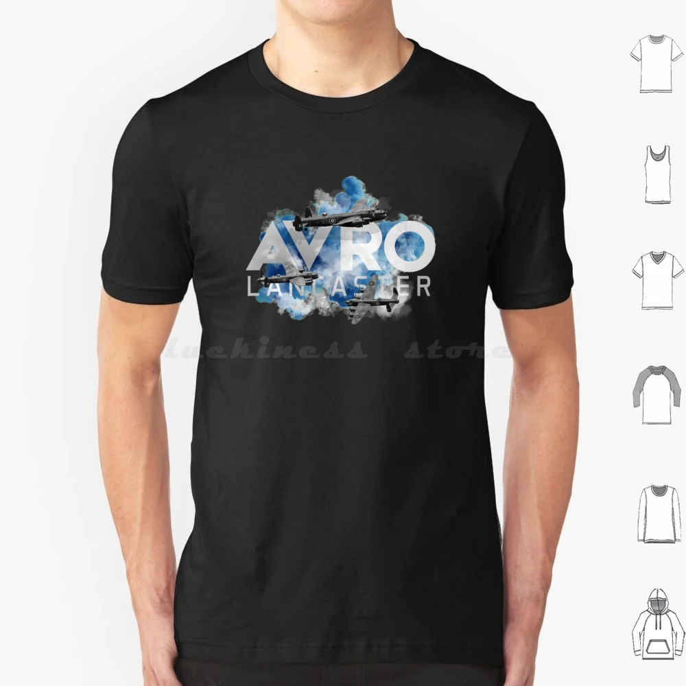 Avro Lancaster Bomber T Shirt Cotton Men Women DIY Print Planes Red Arrows Jet Aeroplanes Britain Airplane Great Britain Plane