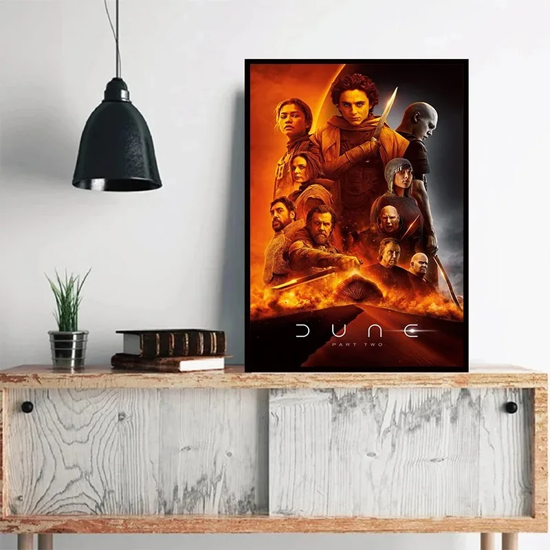 2024 Sci-fi Movie Poster Dune Part 2 Prints Art Canvas Painting for Living Room Modern Family Cinema Wall Picture Home Decor