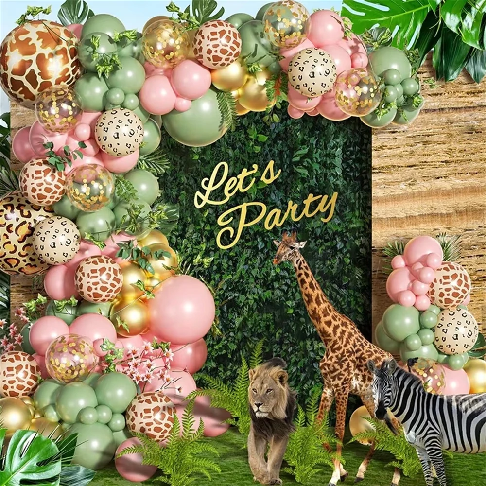 20 szt. Balonów z nadrukiem ży – Baby Nursery Jungle Theme recenzja i cena
