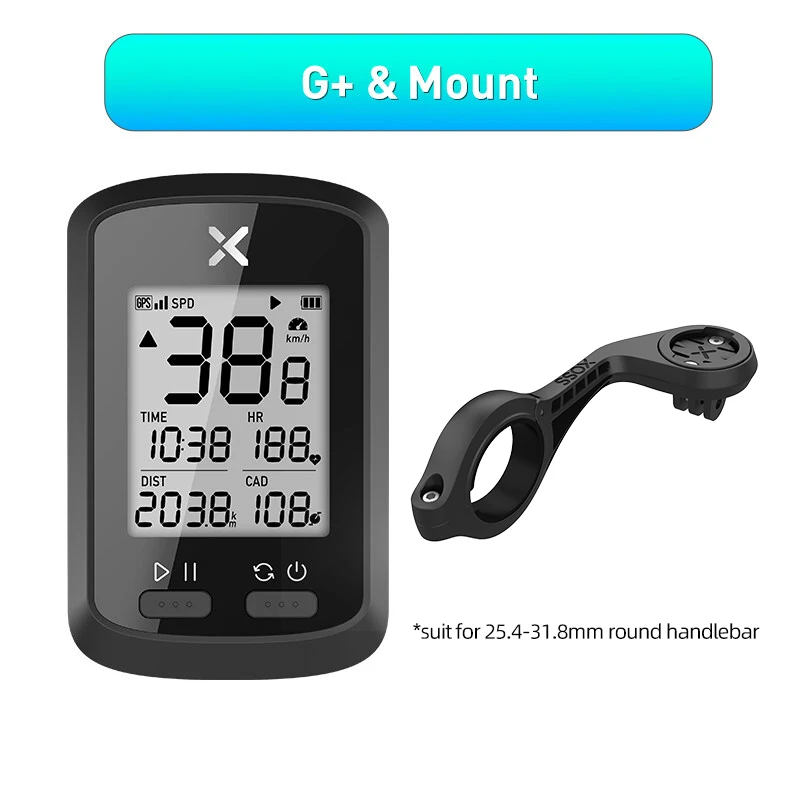 XOSS G/G Plus GPS Fahrradcomputer Drahtloser wasserdichter Fahrradtacho ANT+ Fahrradcomputer Rennrad MTB Fahrradzubehör