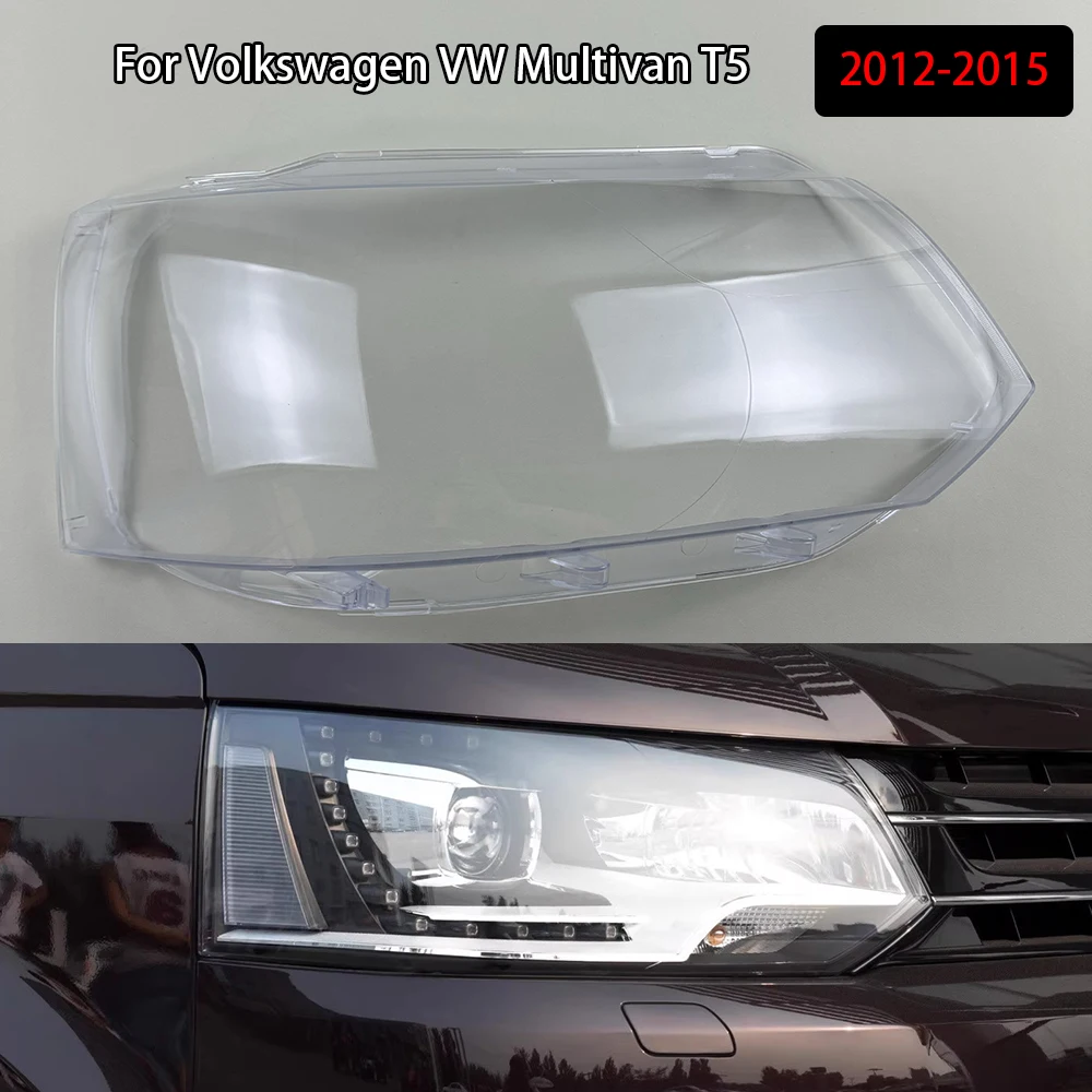 

Headlamps Transparent Cover Headlight Shell Lampshade Lens Lamp Shade Plexiglass For Volkswagen VW Multivan T5 2012-2015